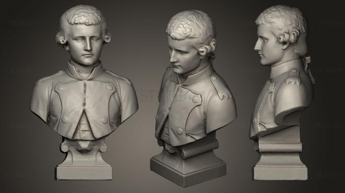 3D модель Наполеон Бонапарт в 1780 г. (STL)