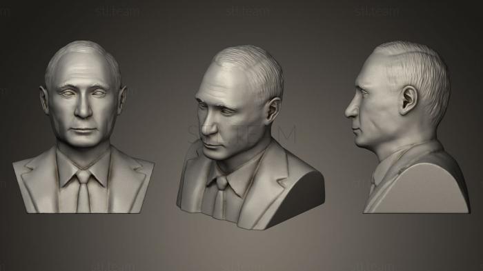 Бюсты и барельефы известных личностей Скульптура Владимира Путина