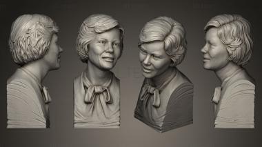 3D модель Бронзовая скульптура Розалинн Картер (STL)