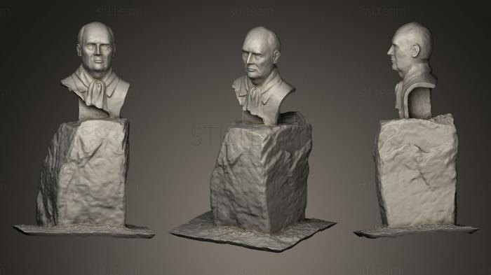 3D модель Бюст Франсуа Миттерана (STL)