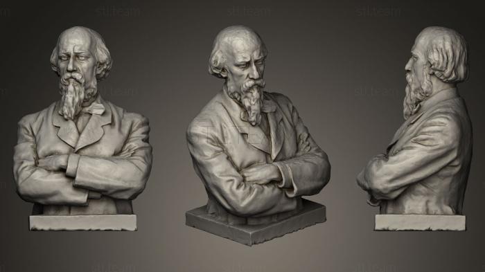3D модель Некрасов Николай Алексеевич 1821-1878 (STL)