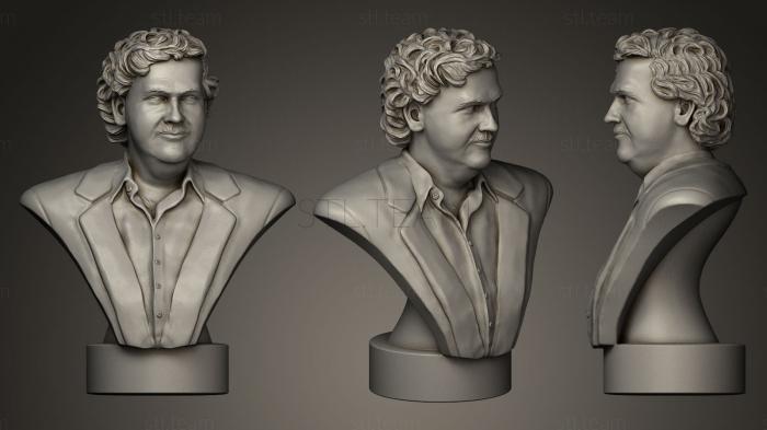 3D модель Пабло Эскобар 3D портрет (STL)