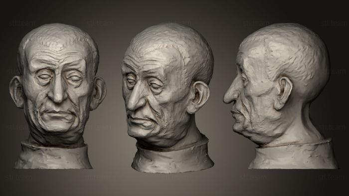 3D модель Голова старика (STL)