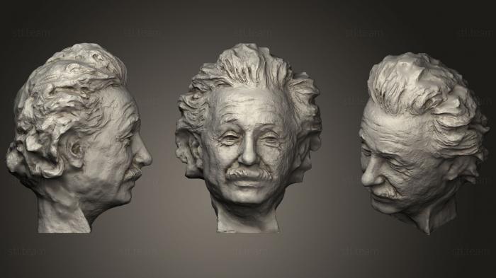 3D модель Бюст Эйнштейна (Джо Дэвидсон) (STL)