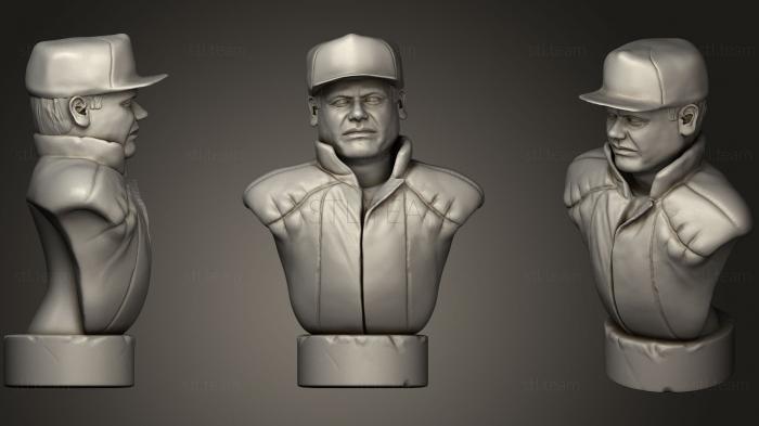 3D модель Скульптура-бюст Эль Чапо с портретом (STL)