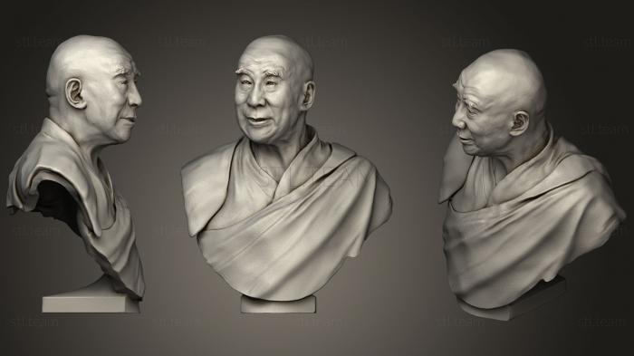 3D модель Его Святейшество Далай - лама (STL)