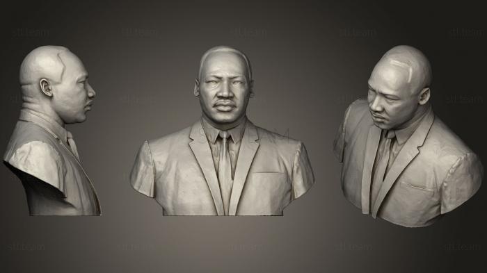 3D модель Преподобный доктор Мартин Лютер Кинг младший Бронза (STL)