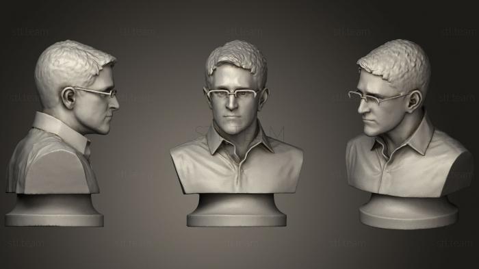 Бюсты и барельефы известных личностей Статуя Эдварда Сноудена