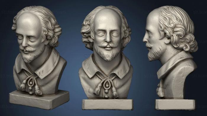 3D модель Бюст Уильяма Шекспира (STL)