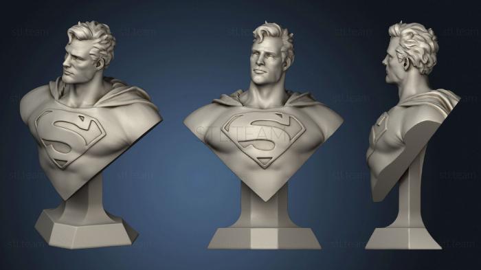 3D модель Классический Бюст Супермена (STL)