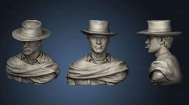 3D модель Бюст Клинта Иствуда (STL)