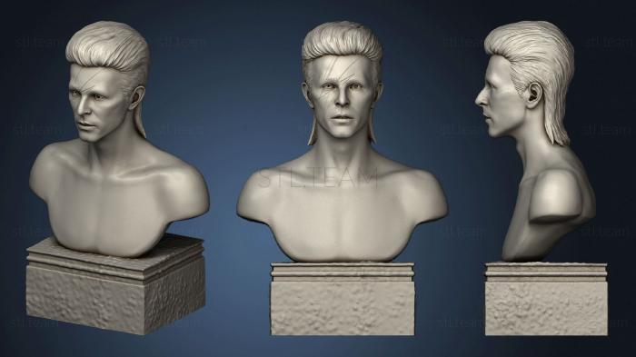 3D модель Бюст Дэвида Боуи (STL)