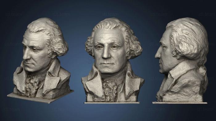 3D модель Бюст Джорджа Вашингтона (STL)