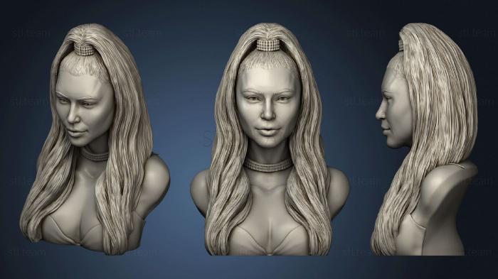 3D модель Бюст Ким Кардашьян (STL)