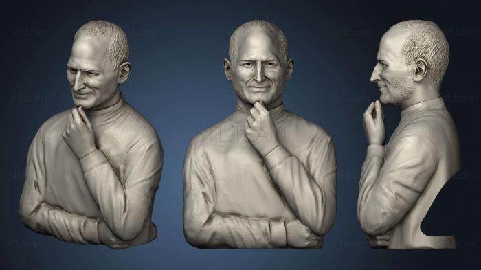 3D модель бюст Стива Джобса (STL)
