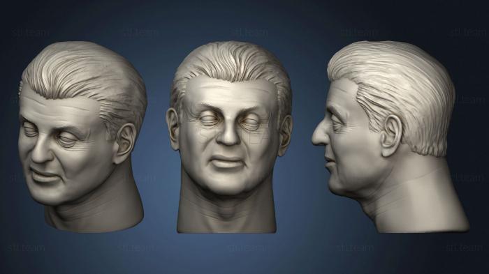 3D модель Портрет Сильвестра Сталлоне (STL)