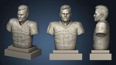 3D модель Бюст Тома Брэди (STL)