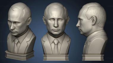 3D модель Бюст Владимира ПУТИНА 2 (STL)