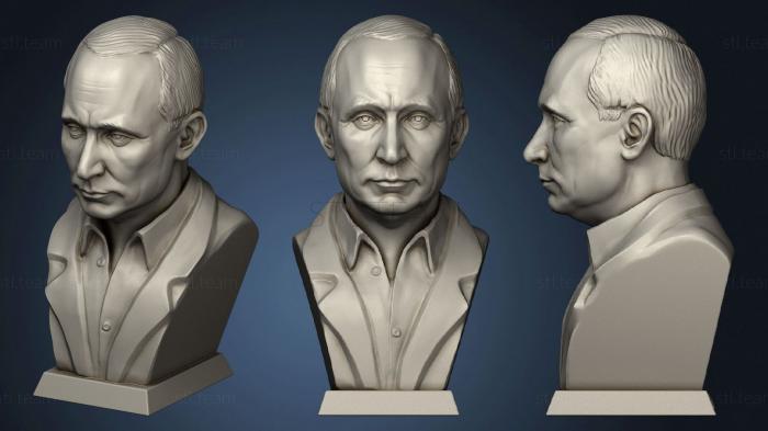 Бюсты и барельефы известных личностей Владимир Путин