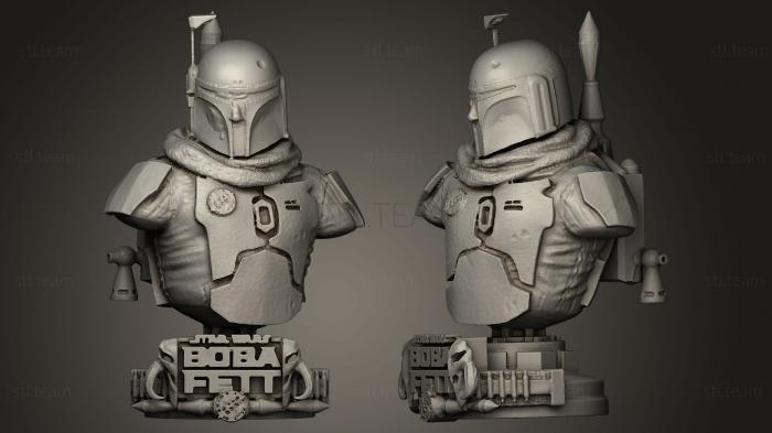 3D модель Боба Фетт Звездные войны (STL)