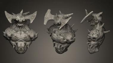 3D модель Существо монстр бюст (STL)