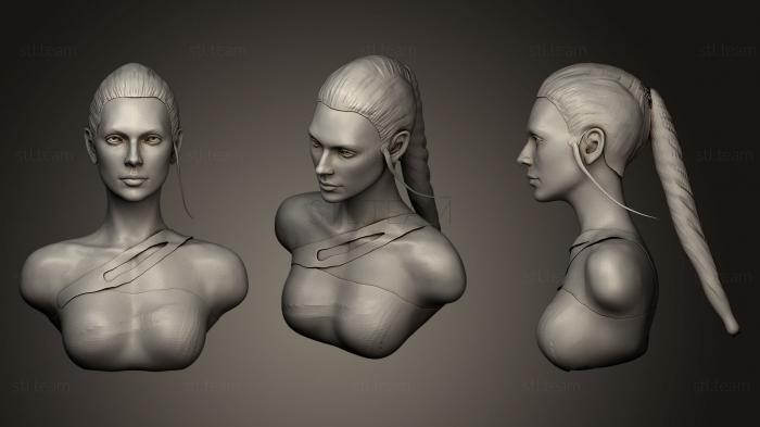 3D модель Чудо-женщина галь Гадот v3 (STL)
