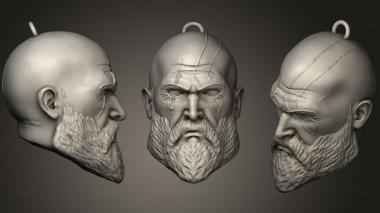 3D модель Брелок kratos для 3D-печати (STL)