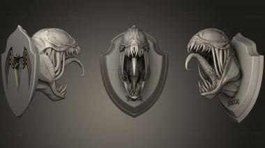 3D модель Трофей Marvel Venom Hunter STL (STL)
