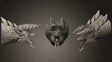 3D модель Zinogre Head (STL)