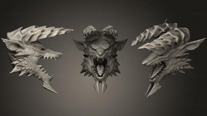 Бюсты монстры и герои Zinogre Head