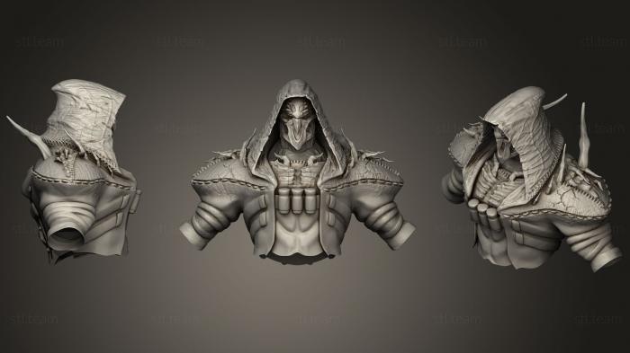 Бюсты монстры и герои Жнец из Overwatch Devil skin sculpt
