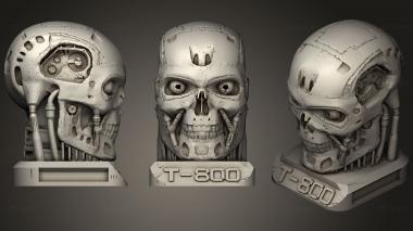 3D модель T800 с цоколем и светодиодами (STL)