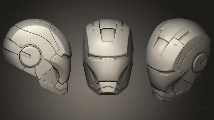 3D модель Шлем Железного Человека mark III (STL)