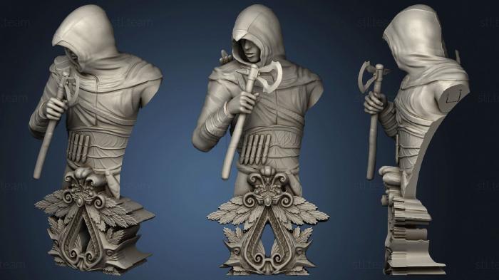 Бюсты монстры и герои Разгром Assassins Creed 01