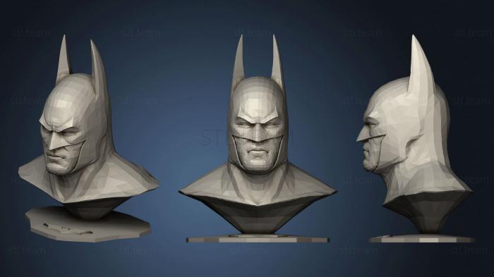 3D модель Бюст бэтмена низкий (STL)