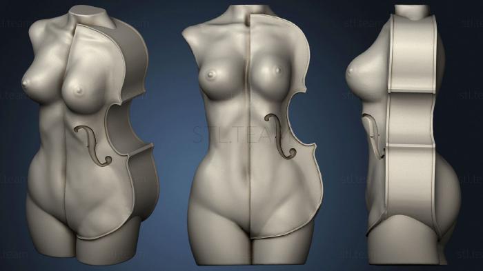 3D модель Busto de violino (STL)