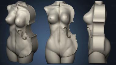 3D модель Busto de violino (STL)