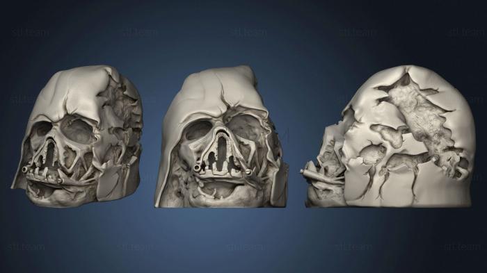 3D модель Маска Дарта Вейдера Расплавленная (STL)