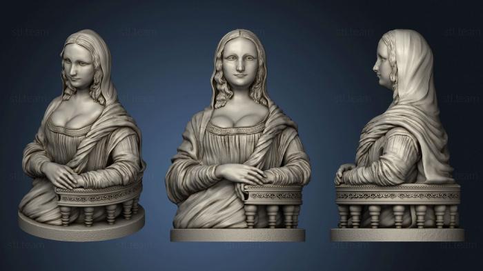 3D модель Mona Lisa La Gioconda (STL)