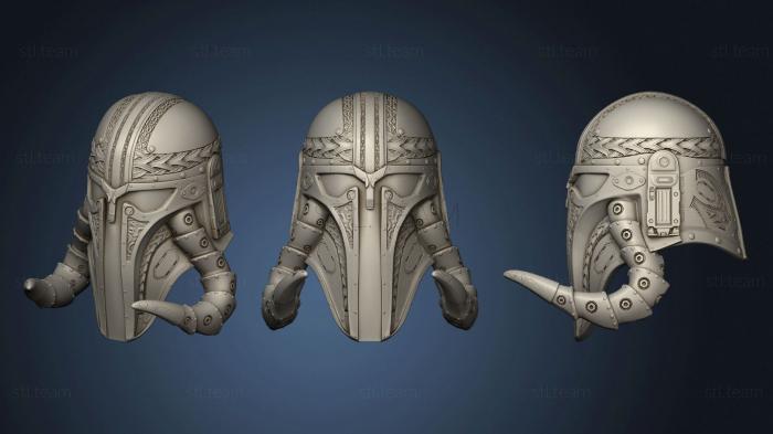 3D модель Myth Mando SLA с козырьком (STL)