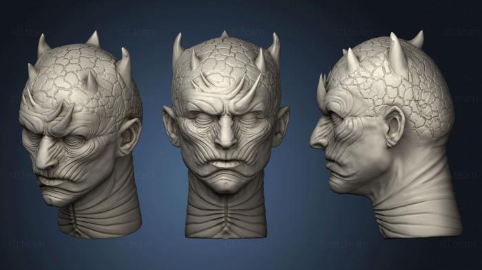 3D модель Бюст с головой Ночного рыцаря (STL)