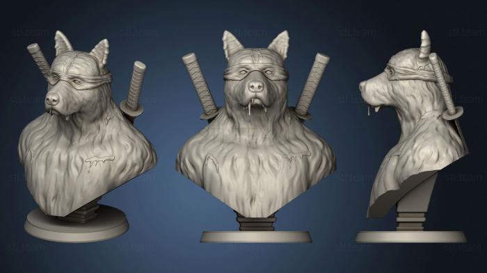 3D модель Собака Ниндзя (STL)