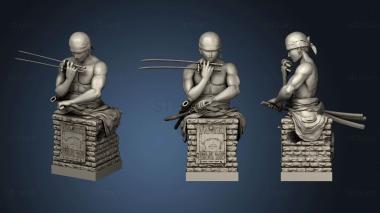 3D модель Ророноа Зоро Бусто (STL)