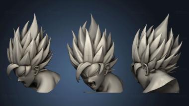 3D модель Бюст Ssj Goku (STL)