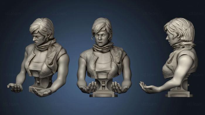 Бюсты монстры и герои Подставка Alice Resident Evil bust