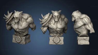 3D модель Бюст world of warcraft (STL)