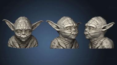 3D модель Бюст Йоды (STL)