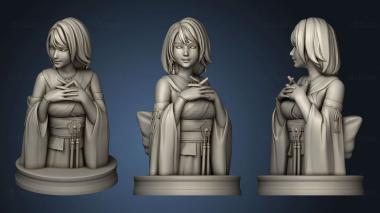 3D модель Бюст Юны FFX (STL)