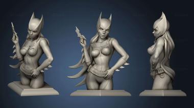 3D модель Девушка-летучая мышь batgirl (STL)