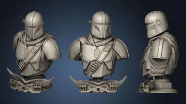 3D модель Логотип Mandalorian Star Wars Mandoo (STL)